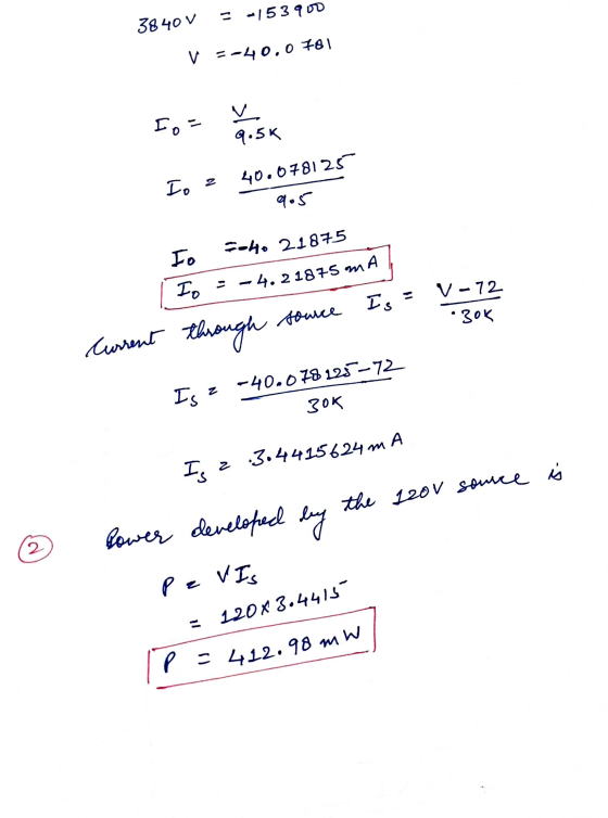 = -153900 3840 V V = -40,0 781 브 Io = 9.5k 40.078125 To 905 --4. 21875 To Io .-4.21875 mA Is V-72 •30k Current through source