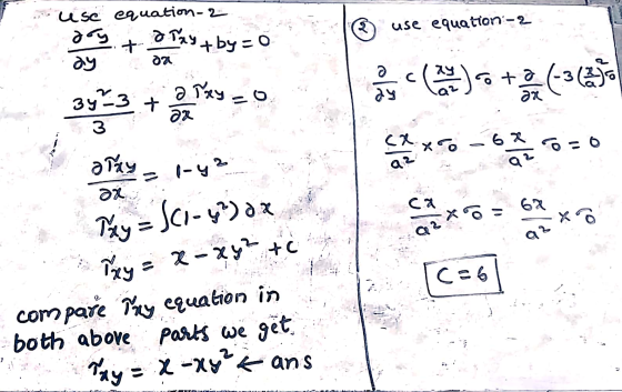 lese equation - 2 02 y aray by zo 2y+3 + P*y zo o use equation- das com o tema (34) ON axi - SC1-4*) ox 6XXO [C=0 My = x - xy