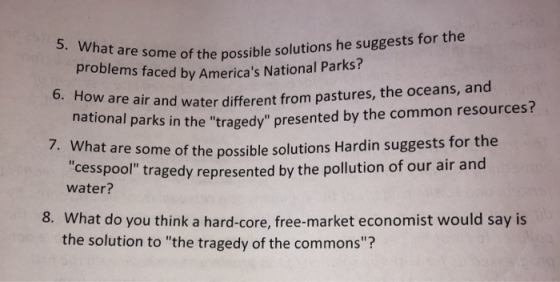 5. What are some of the po Some of the possible solutions he suggests for the problems faced by Americas Nation ed by Americ
