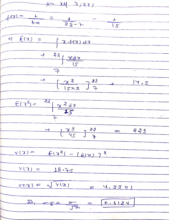 ell 2 २.१ ) . -X) = %3D J be 1 २१-- ज 15 १) (2) ३+2)२ २२ २२॥ xda 15 ㅋ (A २ 15x2 11.5 7 E(20) - २ | -२ २dx 15 । 43 45 -- रेश 7