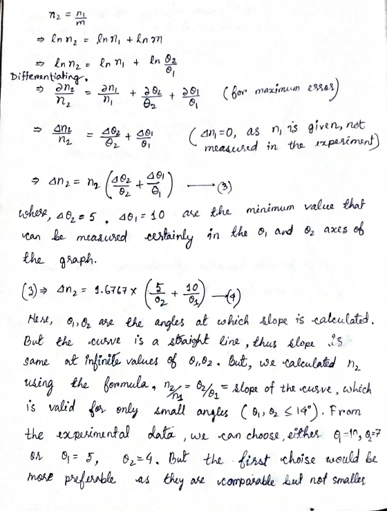 Differentiating, MaxINUUT Los a enna = lnn, + dnm » ln n2 = ln n + ln 02 sont comme + 024 go ( form mazinun essos) shine - +