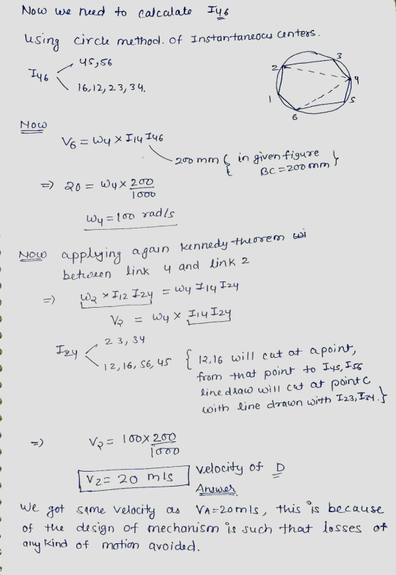 512,16, 56, 45 {12 Now we need to calcalate Iub using circle method. Of Instantaneous centers. Ciemaa.eu 3 45,56 I46 19 Now V