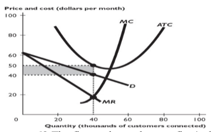 Price and cost (dollars per month) 100+ 20 Quantity (eh Larse autor 100 EOREET)
