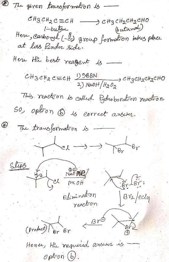 Th geven noformakron CH3 CH2CECH 1-but CH3 CHCH3CHO butawal) Her,carkoy- group formolron ks phe at lss Rndn zidi. Her H besb