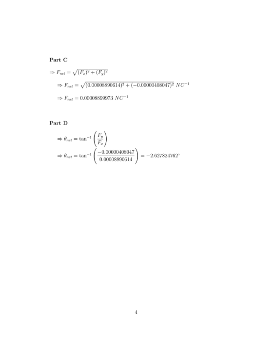 Part C Fnct(0.00008890614)-0.00000408047)2 NC1 Fnct 0.00008899973 NC-1 Part D tan- .-tani(0.0000040 )--2627824762 一0.00000408047 Onet-tan-1 Onct tan- 0.000088906142.627824762°