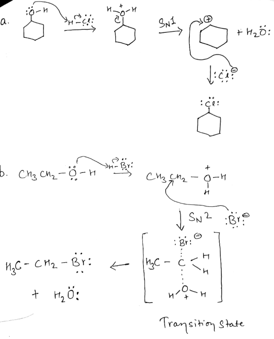 on l H on a. YH-BY + ch on-on congue -H 0-1 j SN 2 Bro H₂C - CH2 - Br: * 1 + Hyőr BC - ¢ The L not Transition state