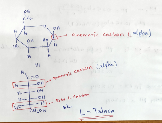 If COOH - anomenic carbon (alpha) он Но и 14 H Calpha) A > anomenic carbon H- -OH OH H >OH Carbon - Dor L - H 10- 20매 - La Ta