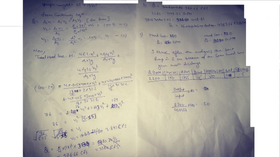 specific weight = 62.4 16/413 from Continuity can. AVIZA, U = A 3 V. [for Series J. V=siv = I x (1812 xv, 2 1.440 5 Q = 3380-