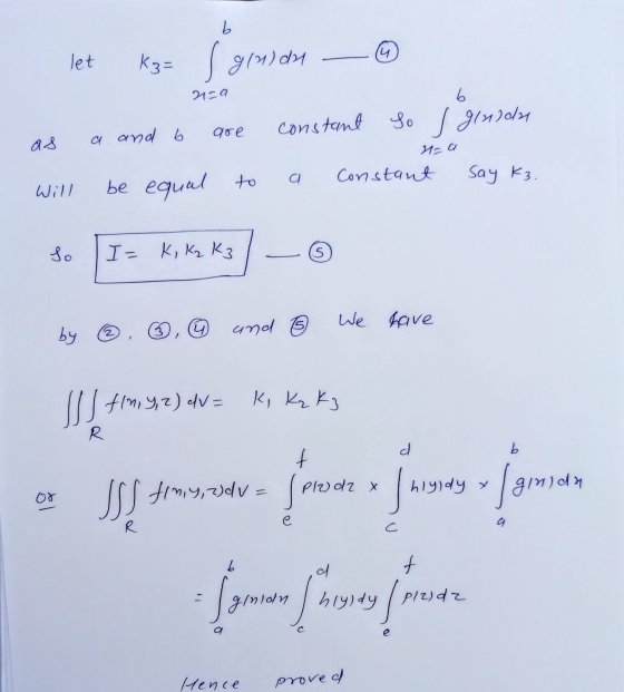14 let K3= I giman 21-a jo ginan constant are a and b as 21=a a Constant Say K3. Will be equal to I = K, K₂ K3 5 and 6 We hav