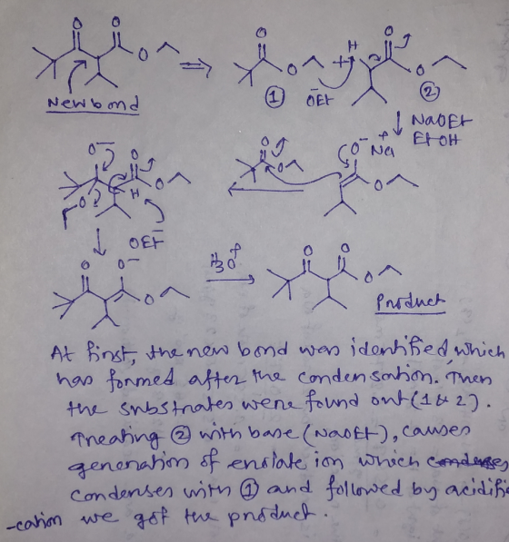 Newbond OEL I Navet Erot Na 03 Gi OEF Bom Product At first, the new bond was identified which has formed after the condensati