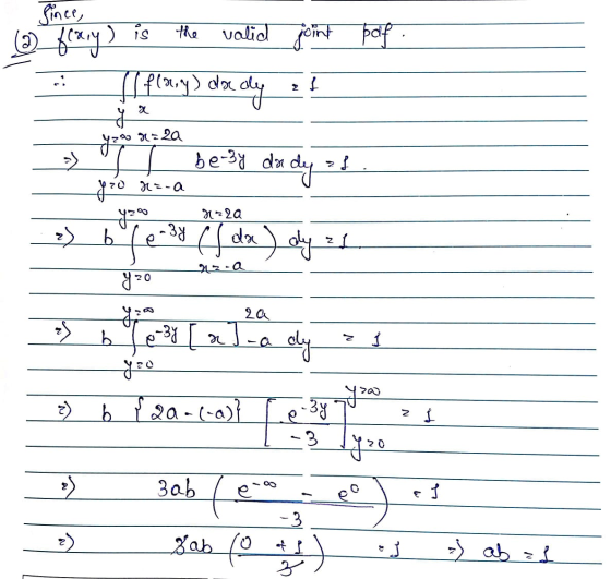 Since, the (2) flary) is valid joint joint paf Il flavy) dody I 2 y y20 222a be-3y da dady as ?о х=-а yo x=2a 2) be. By (1 da