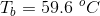 To = 59.6 °C