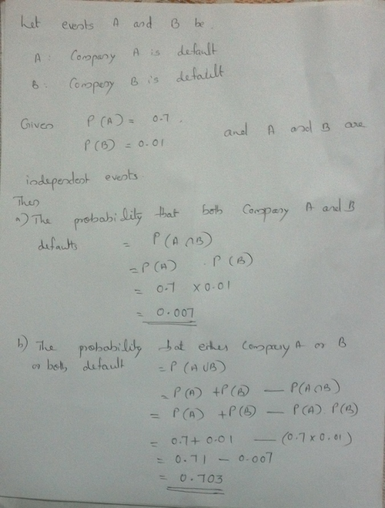 kat ewots and he (A-7 f(B)二0.01 Giveo iadeperdet eveats 0-1 x 0 ol O.007 -o.7 +0.01 ㅡㅡ (0.7 x 0.01)