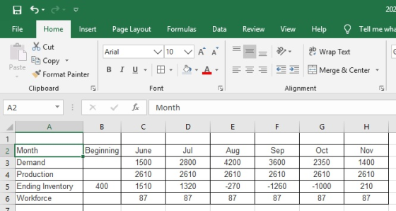 202 Review View Help Tell me wha === On BB Copy S File Home Insert Page Layout Formulas Data Cut Arial 10 VA A Paste Format P
