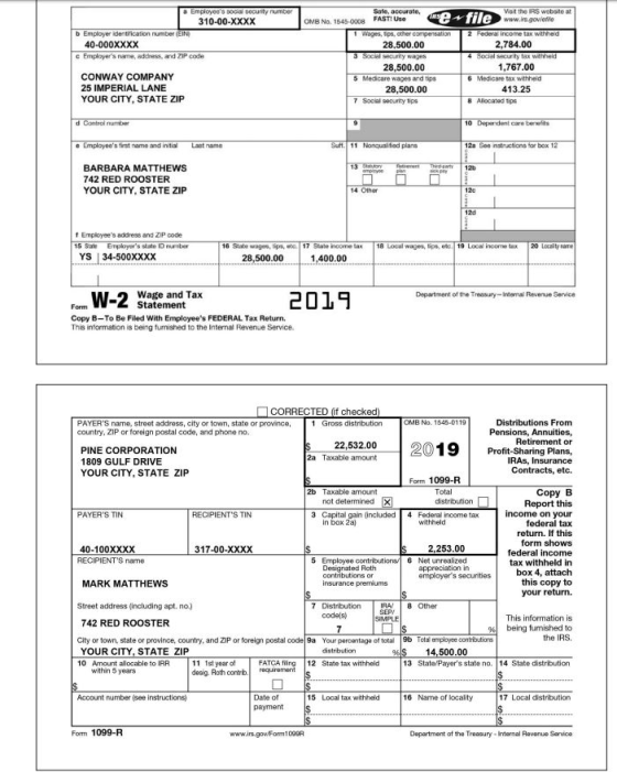 Sate accurate Visit the IRS website at OMB No 1545-0008 FAST! Use ase se file file www.ra.govifle & Employees social securit