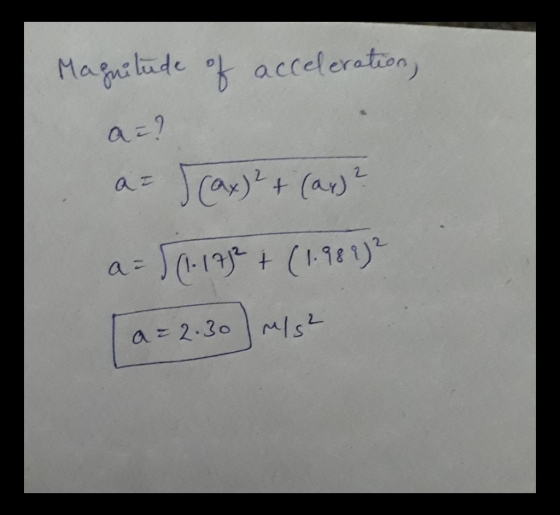 Made acceleration a as (ar) [a-2-32)씨