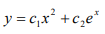 y=cx? +c,et