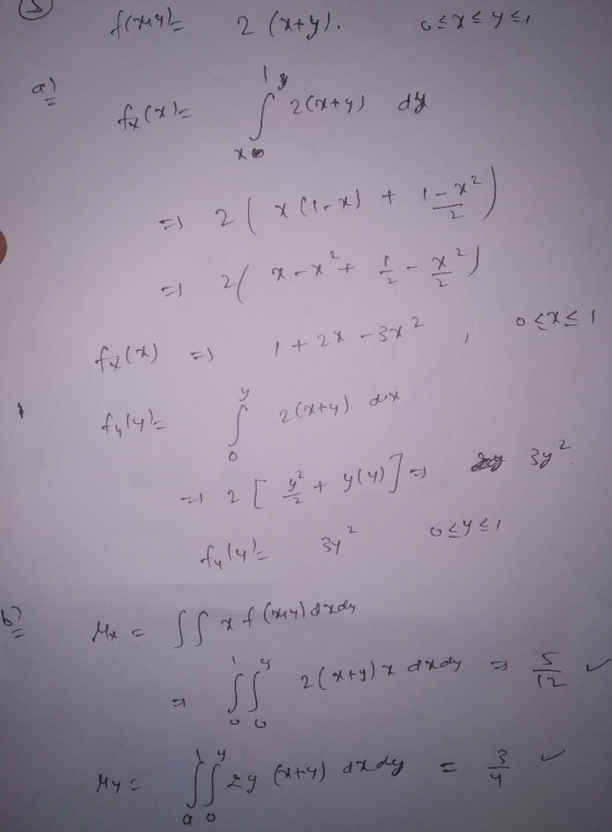front 2 (2+y). Os reyes a? foldlo P20049) dy 22079) 21 x 11-x) + 1-&? , ocasi 1+28-302 fy(x) = folys 20544) dx y 3y? 25 g +