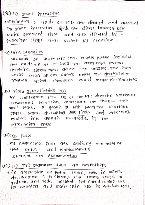 (86) (e) sment intenstine Explaincision i lipids per ferty Clerc digested and absorbed in sman intenstine lipids are digest t