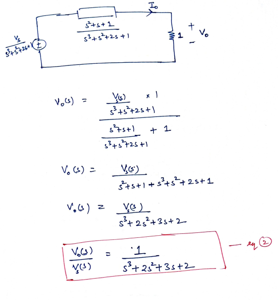 Hih + +3+1 s}++25+1 vo 1 V $3+5+25+ x 1 1) Vo(s) Verse) 33+3+25+1 + 1 s7s+1 s3+5²725+1 Vo(s) - V, CSP) s+s+1+s+s+25+1 V.) Z V