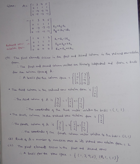 Given: A= o 1 1 T -4 --2 (2-5-3-1) 3 4 5 - À - w now OOO - Oo -7 RzRg-hi -11 -11 -11 RgR4-2R, -r î - - oo - E doo CO-OE R, R,