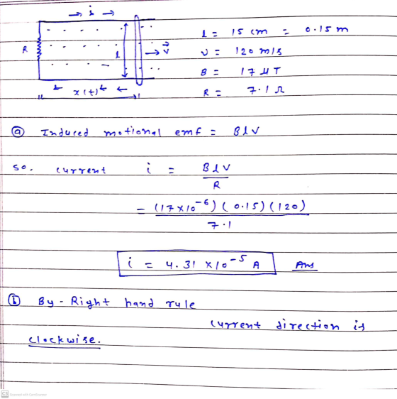 اج L- 6.15 m wo si R دن 120 m15 17UT xetik a RE 7.Ir 77 O panpui = juba buoitou Blv so, 7 naland AY8 R (17x10-6) (0.15)(120)