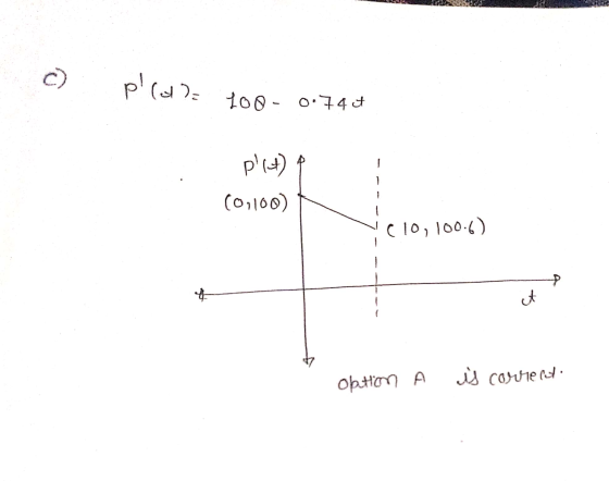 c) pllda 700- 0.744 Plt) e (01100) y 10,100.6) Opation A is correct