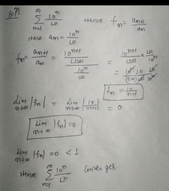 op 10 Hence Hence for? ant nal den Here a for ant lont Ogn ht (ht 10.10 (9) कन no Lim Indo nao rin Ifal 20 <1 Hence 10 conver