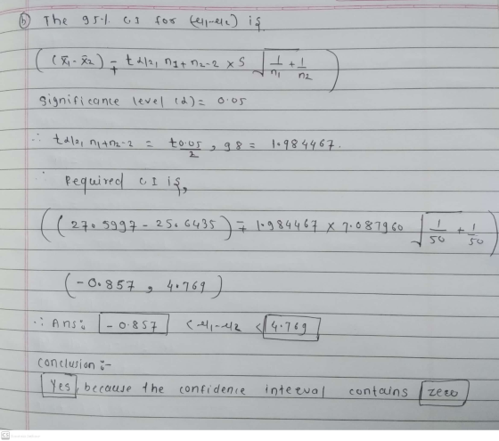 The 95%. for fexprele) iş ( 1&1 - 22 ) ; t 212, dat ne-2 XS / 1 + 1 - 2 significance level (2)= 0.05 tala, ni+02-2 toos_, 982