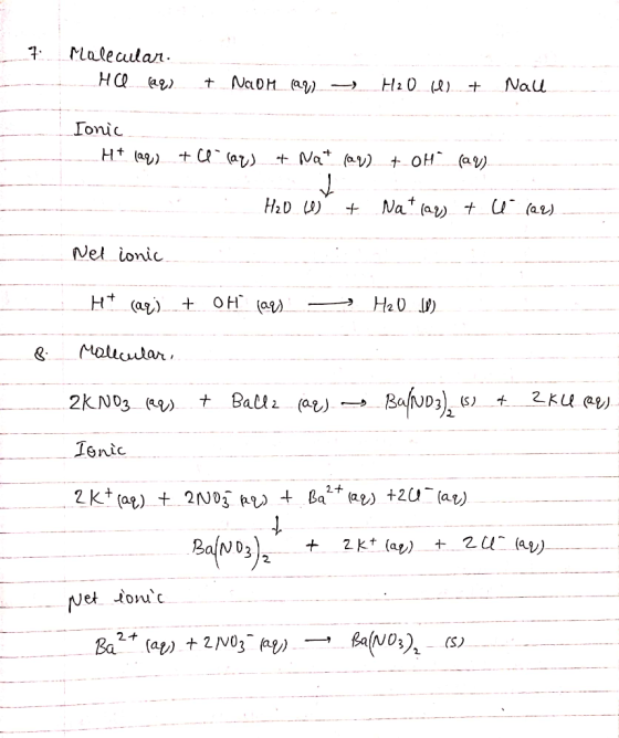 Maleculan но NaDH (a) H2 0 (2) Nau Ionic Ht (a) CA (a) + Na av)+ OH (a). Na (a tU aes Net ionic H (a) + OH (a) He0 ) Moluula