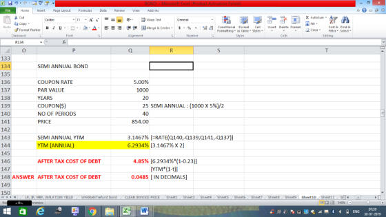 OND - Microsoft Excel (Product A File Home Insert Page Layout Formulas Data Review View Add-Ins - Cut AutoSum General A A Wra