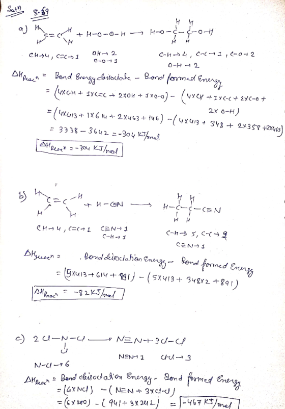 H 0 + H--0- H H -0-C- ¢-0-H HP CH4, CSC OH-2 0-0-1 CH4, C-Cl, C+0+2 O-H +2 Alpeace = Band Energy cleitorale - Bond formed Ene