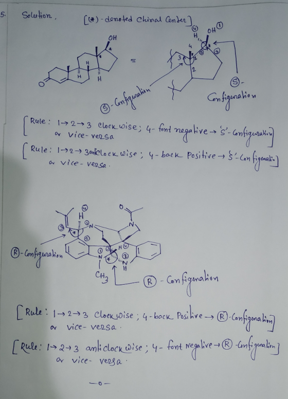 Solution , (*) denoted Chinal Center Cum I I ☆ a figuration - Configuration Rule: → → 3 Clock wise 25 4- font negative = $?-