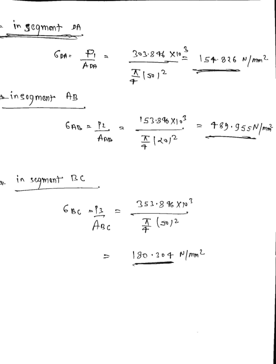 in gegment on 3 GDA= 303.846 X10 Por 154.826 N/mm2 ADA I 150 12 einsog menta AB GAR P2 AAR 153.846 X103 I 2012 - 489.955N/mmi