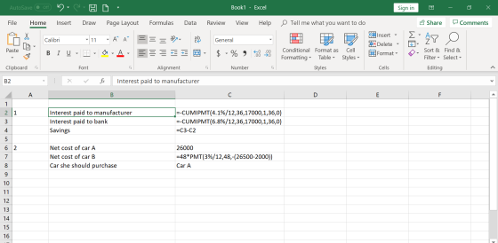 AutoSave © of HO- Book1 - Excel Sign in - o X File Home Insert Draw Page Layout Formulas Data Review View Help O Tell me what