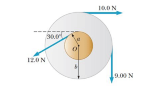 10.0 N 30.00 а 12.0N b 9.00 N