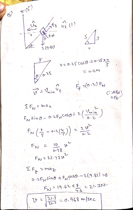 (}) 209 s) CaSO :-0 Yo. 2 2m min CM VMin N Sing-o-2FCaso 2 O 2 FN o.18 FN-22.73 V F. maz 0.2sino FcosO-2(9.$i) o F 19.62x 4.6