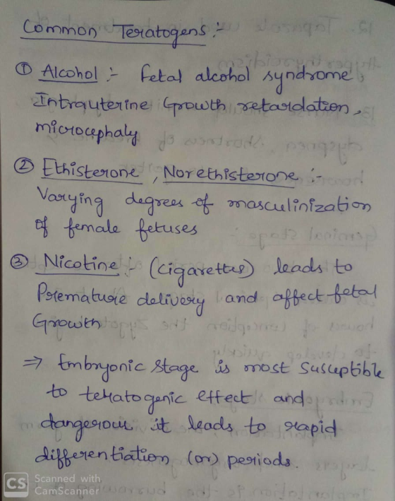 Common Teratogens Alcohol fetal alcohol syndrome Intrauterine Growth retardation, microcephaly o odrad © Ethisterone, Norethi