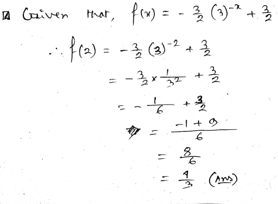 بیاید a Caiven that, f(x) = -3 (3)-2 +. . .. (2) = - (3-2 + = - = + - - - - نیاقا . وا۔ دو .: (۸۳)
