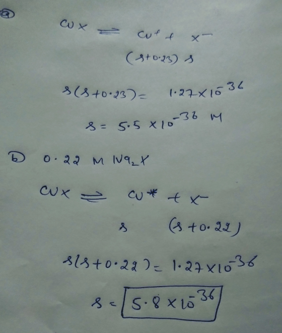 Cox - cuee x- s+ 0.23 s 31870-13)= 1.27X1636 8- 5.5x10-36 m D 0.22 MIN92X cux & cu*tx 8 68 +0.2L) 348+020) = 1.27X1636 S = [5