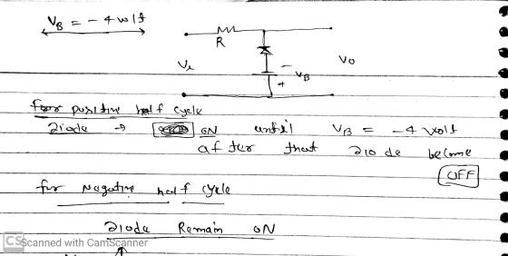 VB 4 wit my R vo Ve B foor pusiting half cycle iode af ter VBS -4 volt untel that 210 de become Coff for Nagutine half cycle