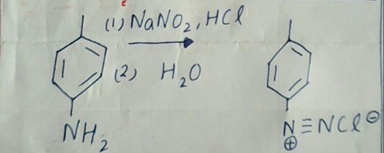(1) NaNO2, HCl (1) (2) H₂O NH2 NENCO
