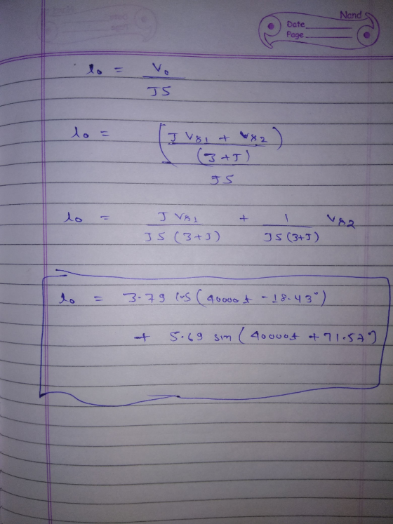 Nand S e) Date Page 丁S B2 3S (3+3)