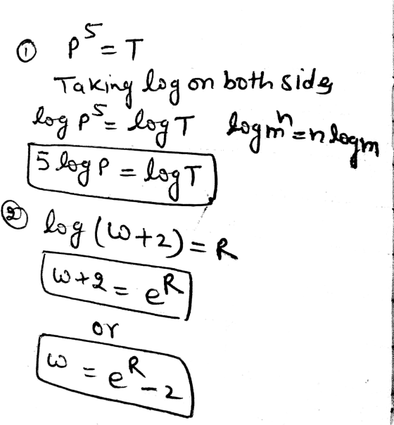 o Р°-т Taking log on both side logps-logt sognandogm 5 %a P = lоат) ® Do8 (+2)= or