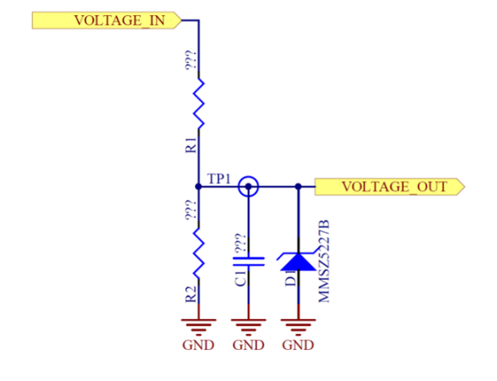 VOLTAGE IN TP VOLTAGE OUT MMSZ5227B ਮਾਵੇ ਜਾਵੇ