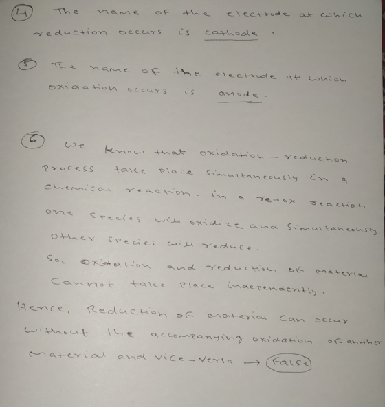 Chich at electrode of The mame cathodde Oenurs Xeduction mame electrod e oXidain anode occuY S Ce Knour tnat Oxidation-veduct