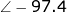 \large \angle-97.4
