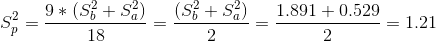 58 – 9 * (S8 + S3) – (84 +) 1.891 + 0.529 – 1.21 18