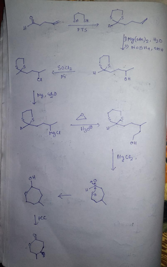 S SH SH 17 IT PTS Drg (0Ac)2, H2O NaB Ha, etoh Soch ру H cu OH grende 072 uge OH Hylly, OH H +1 PCE