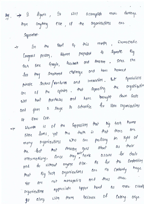 Am > I figure, at will accomplish more damage than anything else, if the organizations are Seperated . in the start a this mo